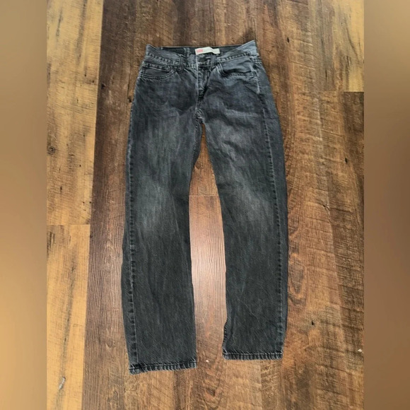 Levi’s 16 Reg 28x28 black wash jeans - Picture 2 of 6